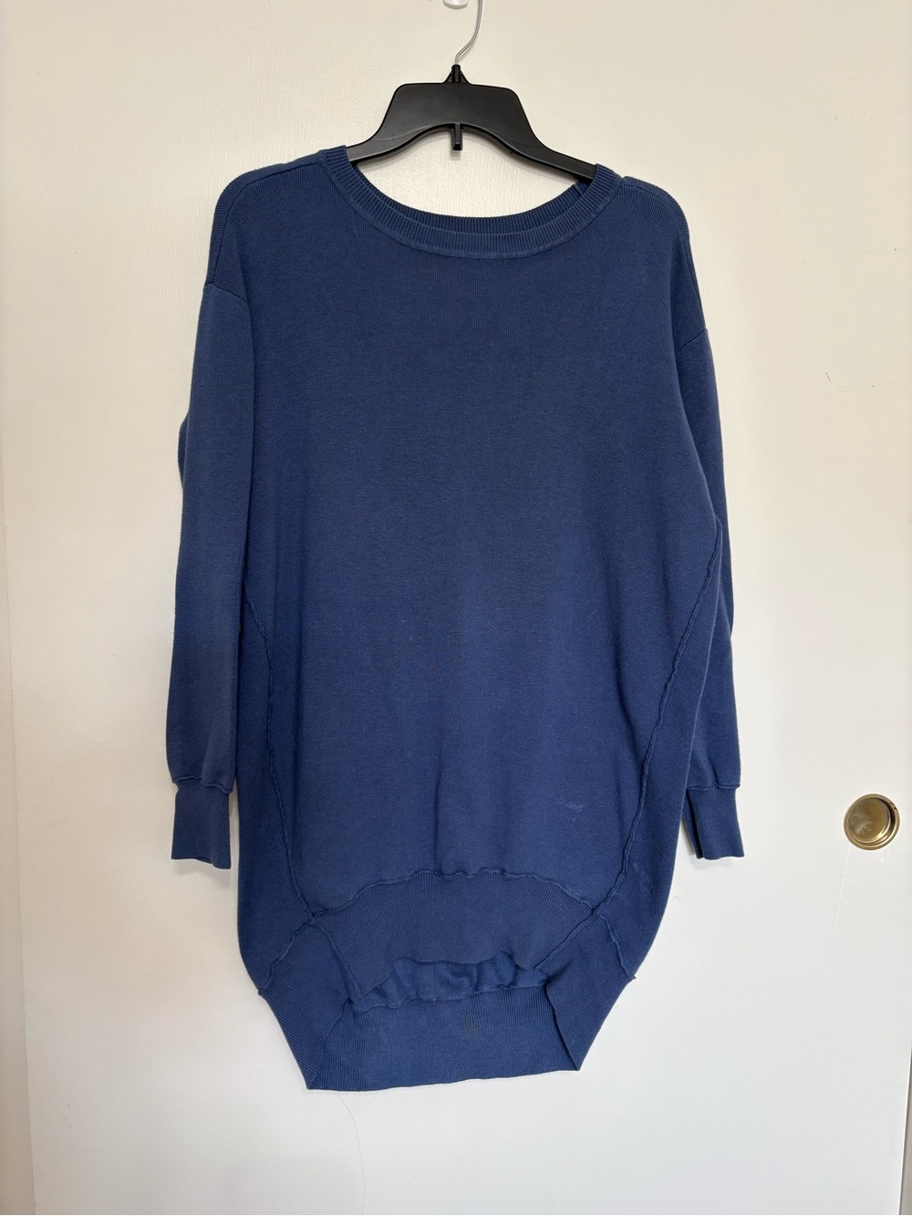 Anthropologie Saturday Sunday Oversized Blue Sweater Women's Size xs
